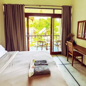 Ekas room interior at LMBK Surf House Lombok