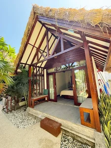 LMBK Surf House Seger Room entrance view in Kuta Lombok