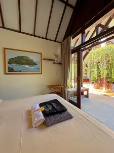 LMBK Surf House Seger Room interior view in Kuta Lombok