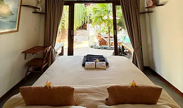 LMBK Surf House Seger Room interior view in Kuta Lombok