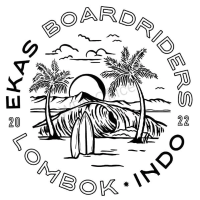 Ekas Boardriders lombok logo